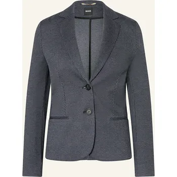Dámské sako Boss Dámské Sako Jonalahra, tmavě modrá / bílá, 44