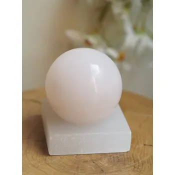 Sběratelství Růžový Kalcit koule leštěná, 6.2cm