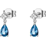 Náušnice Brosway Fancy Fredom Blue Modré a čiré kubické zirkony - Stříbro 925