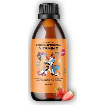 BrainMax KIDS Liquid Liposomal Vitamin C 500mg 200ml Strawberry