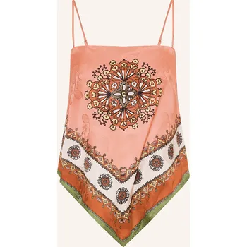 Alémais Dámské Saténové Tričko Contina, starorůžová / žlutá /...