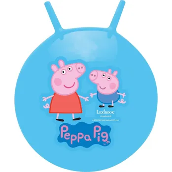 Hopsadlo Lexibook Nafukovací skákací míč 45 cm modrý - Prasátko Peppa