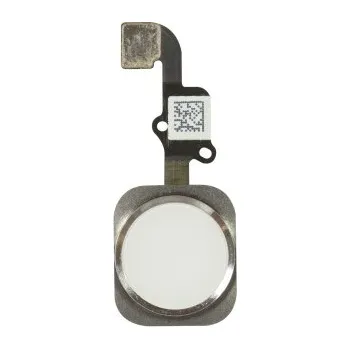 Náhradní díl pro mobilní telefon Náhradní Home Button s flex kabelem pro iPhone 6S Plus - stříbrný
