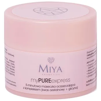 Pleťová maska MIYA_My Pure Express 5minutová čisticí maska 50g