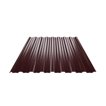 plechová krytina Plech trapézový TRB18/1100, hr.0,5 mm, dĺžka 1,2m červený