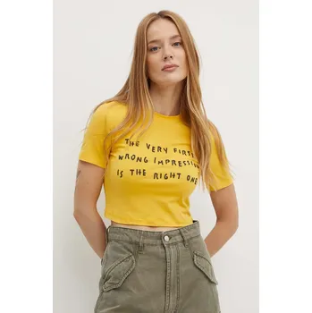 Tričko MAX&Co. x Pietro Terzini 2428976011200 žlutá 11X, vel. M