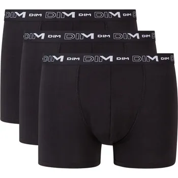 Boxerky Pánské boxerky DIM ballení 3 KUSY PACK - černá - XL