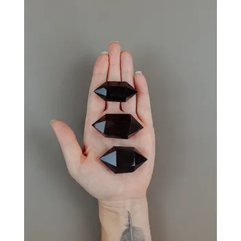 Sběratelství Záhněda oboustranná špice, leštěná, Brazílie cca 5 cm