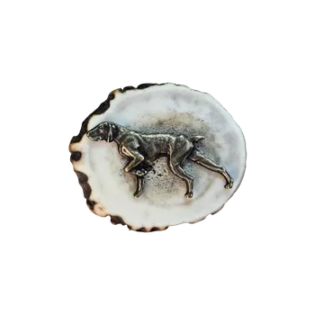 Zubíček Ohař (parohové bolo - řez)