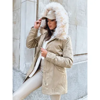 Dámská parka Dámská zimní parka GARNET béžová Dstreet Barva: béžová, Velikost: S