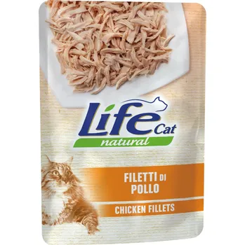 Krmivo pro kočku 24x70g Life Cat Natural Adult kuřecí filety