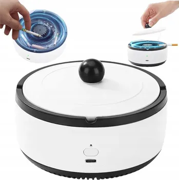 dobirkov.cz Inteligentní, samohasící popelník do auta, bílý