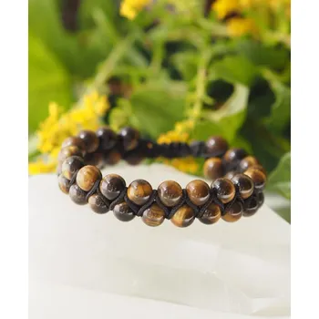 Náramek Tygří oko náramek shamballa pánský