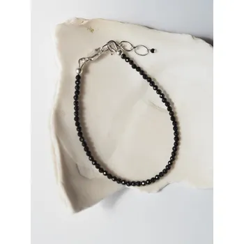 Náramek Náramek z černého Turmalínu s prodlužovacím zapínáním