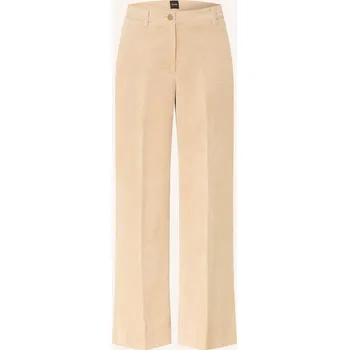 Boss Dámské Marlene Kalhoty Tacodi Z Manšestru, světle hnědá, 42