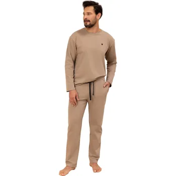 Pánské pyžamo Pánské pyžamo REGINA 497 LATTE XL 0