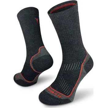 Pánské ponožky Northman Trek Silver Merino PRO 36-38 Antracitové