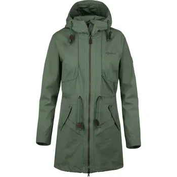 Dámský kabát Dámský bavlněný kabát Kilpi PAU-W khaki 34