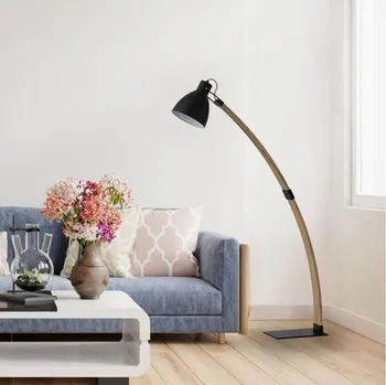 Stojací lampa Designová stojací lampa z masivního dřeva E27 / 60W - WRE162 - NEDES