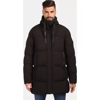 Pánská parka Pánská zateplená bunda Kilpi NELSON-M černá 3XL