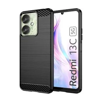 Pouzdro Carbon Xiaomi Redmi 13C 4G/5G/Poco C65 4G - černé