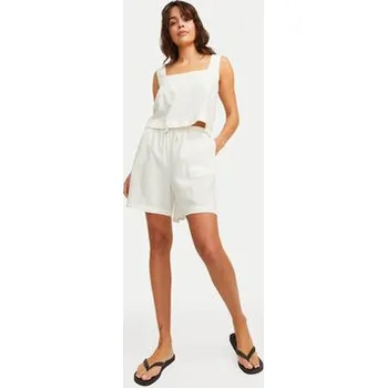 Dámské kraťasy JJXX Šortky z materiálu Breeze 12269727 Bílá Relaxed Fit M