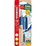 STABILO EASY birdy Timber Ergonomické plnicí pero pro leváky - modrá vč. bombičky