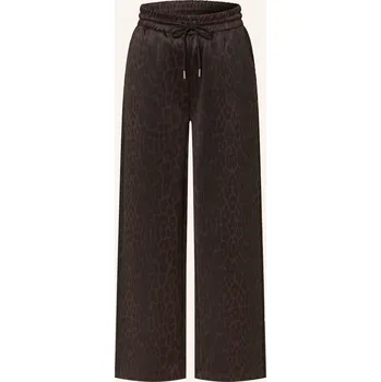 Oh April Dámské Tepláky Kael S Pruhy, tmavě hnědá / černá, 36