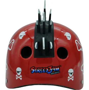 Cyklistická přilba Helma Piráti červená velikost S