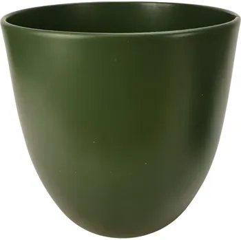 Květináč Keramický květináč Basel matný 27 cm mechový, 2. jakost