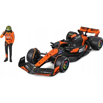 autíčko 1/24 MCLAREN MCL38 BOLID F1 MIAMI GP #4 s figurkou L. NORRIS