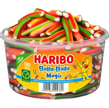 Bonbon Haribo Balla Balla Magic dóza 1200g