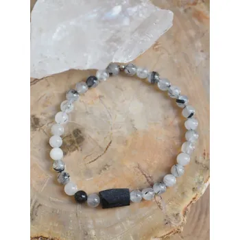 Náramek Náramek Ochrana s Turmalínem a Křišťálem