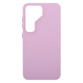 Pouzdro na mobilní telefon Kryt Leather Frame Samsung Galaxy S24 5G růžová