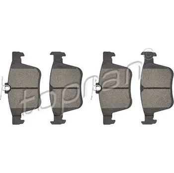 Brzdová destička Sada brzdových destiček, kotoučová brzda TOPRAN 115 815