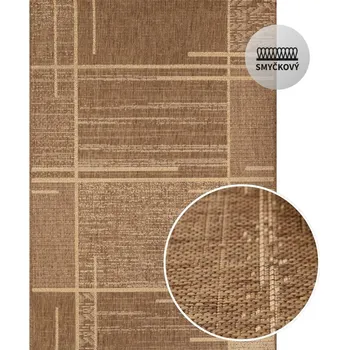 Koberec Kusový koberec LEVEL 20516 coffee natural Rozměr: 80x150 cm