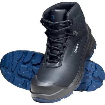 Pracovní obuv uvex 3 MACSOLE 6861 S3 CI HI HRO SC SR - Bezpečnostní kožená kotníková obuv Velikost obuvi: 48