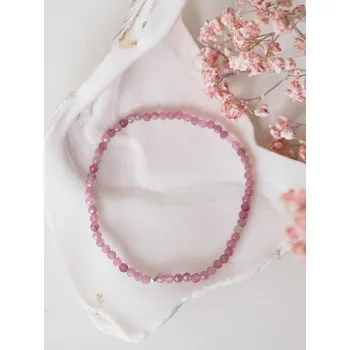 Náramek Růžový Turmalín Rubelit náramek