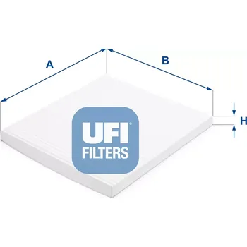 Kabinový filtr UFI Filtr vzduchu v interiéru UFI 53.390.00
