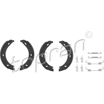 Brzdová čelist TOPRAN Sada brzdových čelistí parkovací brzdy TPR 401 021