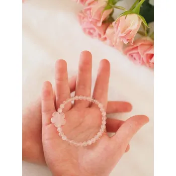 Náramek Růženín náramek dětský s kytičkou