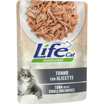Krmivo pro kočku 24x70g Life Cat Natural Adult tuňák s ančovičkami