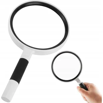 Potah na židli dobirkov.cz Klasická lupa, čtecí lupa, 95mm, bílá