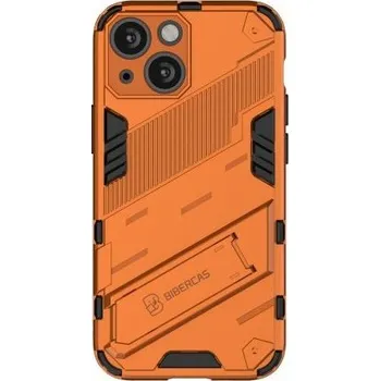 Pouzdro na mobilní telefon Odolný ochranný kryt se stojánkem pro iPhone 13 mini - oranžový