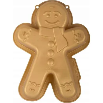 Povlak na dekorativní polštářek dobirkov.cz Silikonová forma ve tvaru Perníčka, vánoční forma na pečení