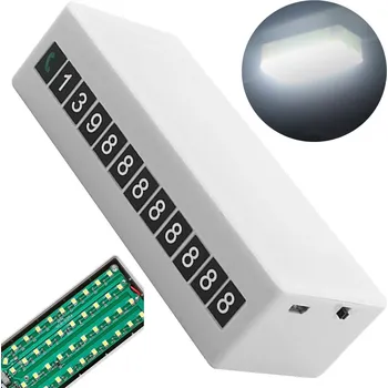 dobirkov.cz Dočasné parkovací číslo, dočasné parkoviště, magnetická lampa