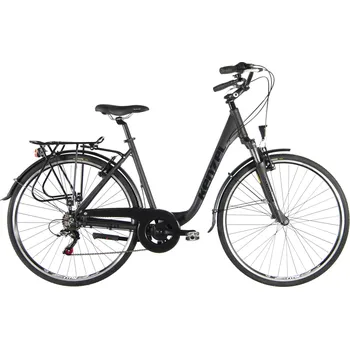 Městské kolo KENZEL Kolo Siluet Royal 6spd matný černý/černý