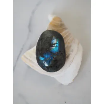 Sběratelství Labradorit leštěný ovál, Madagaskar, 115 g