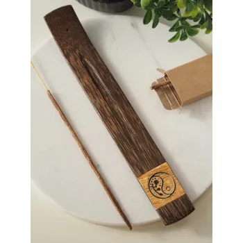 Vonná tyčinka Stojánek na vonné tyčinky Jin Jang, dřevěný