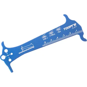 Měrka řetězu TOOPRE - modrá
